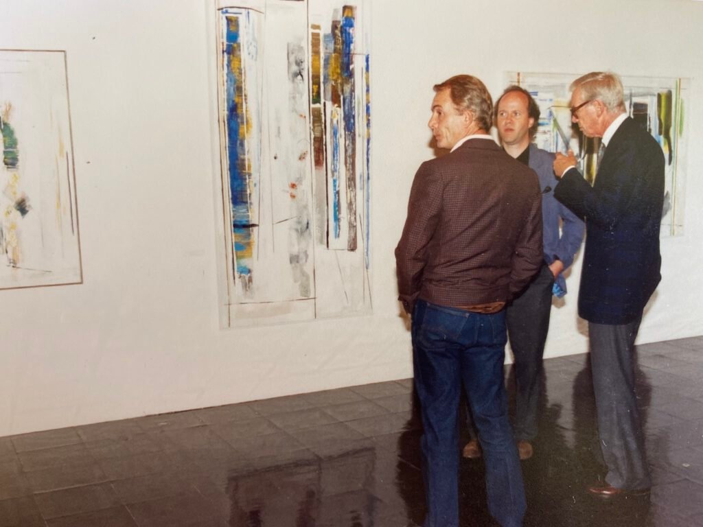Les galeristes Bernard Zürcher et Rudolph Stadler
