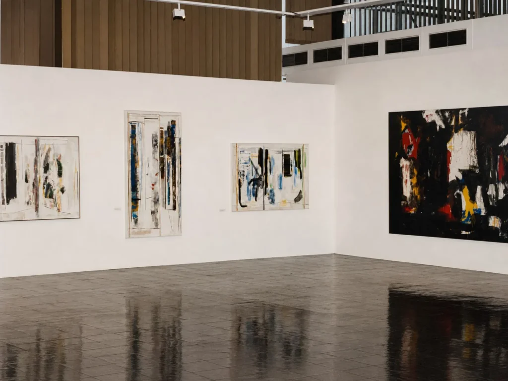 Les toiles de Jean-Marc Vallin In situe au MUMA